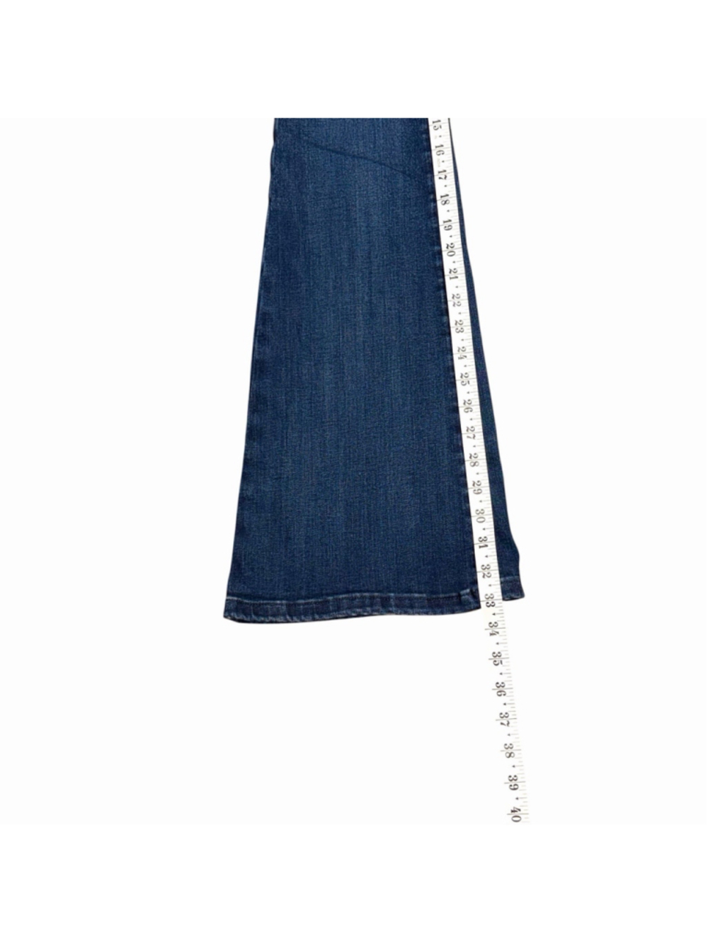 We The Free People NEW Jayde Flare Jeans Dark Wash Hi-Rise Size 26 - 33” Inseam - Picture 8 of 12